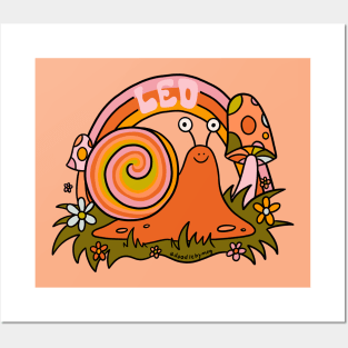 Leo Snail Posters and Art